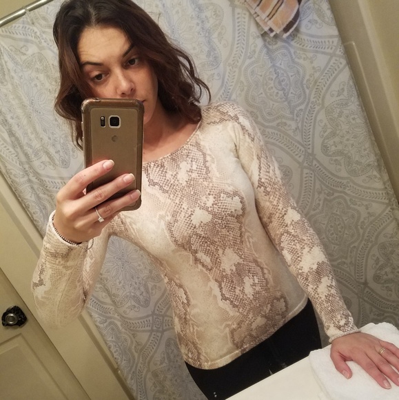 Old Navy Tops - OldNavy Snake Print Sweater
